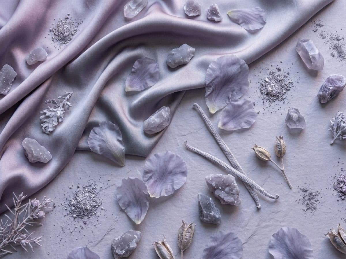 Powdery iris fragrance mood image